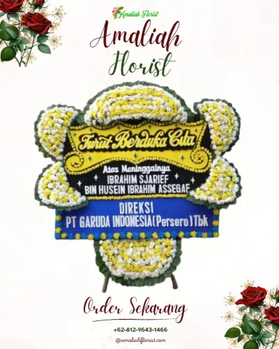 Papan Bunga Duka di Cakranegara Barat