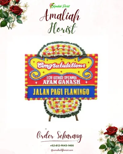 Bunga Papan Congratulation di Cakranegara Barat